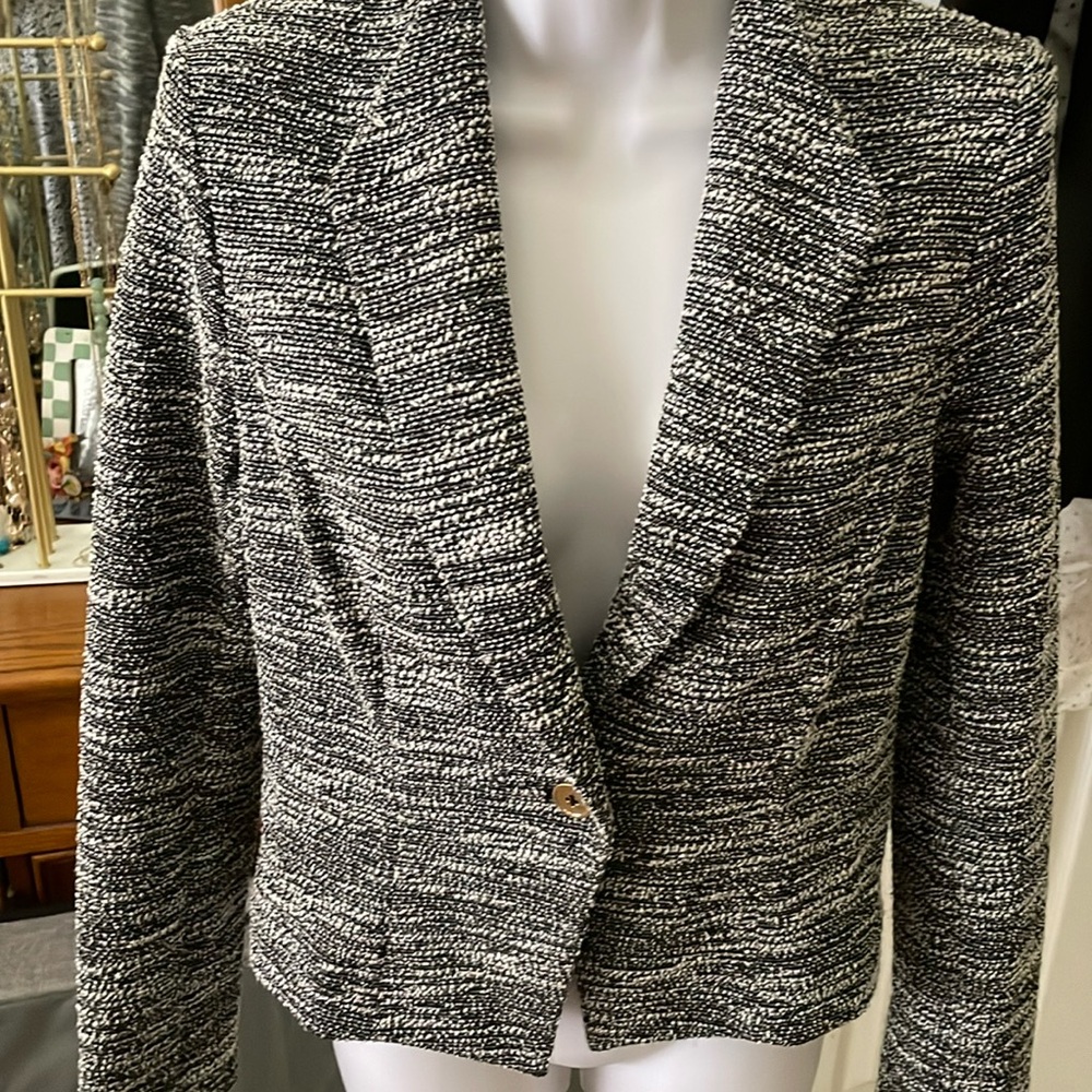 Calvin Klein Tweed Blazer Size 4